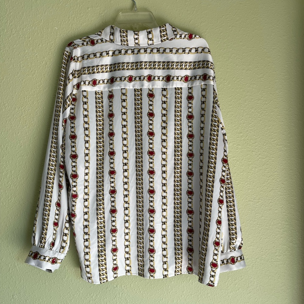KASPER SATIN BLOUSE - Picture 5 of 6
